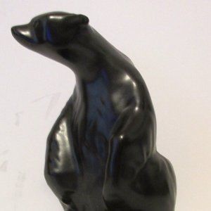 Solid Walnut Sculpture Canadian Wildlife Series by HERTA 6" Tall Black Bear